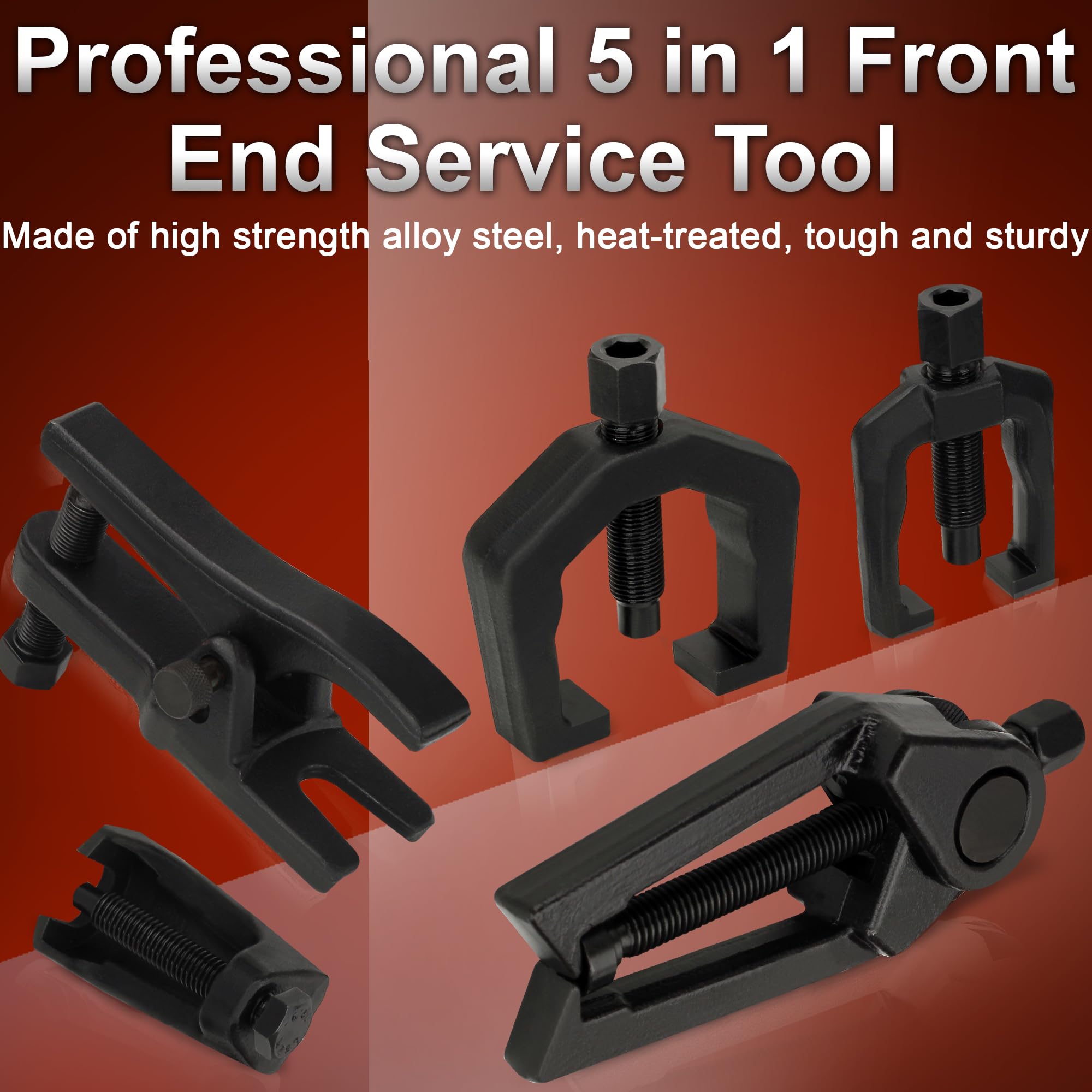 limontek pitman arm puller closeup showing threaded screw and yoke for safe removal benefit precision