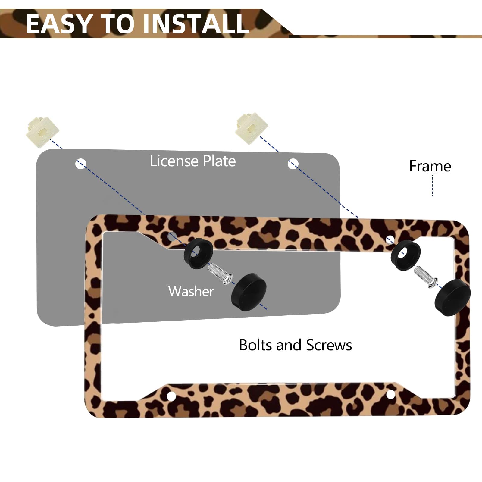 LIN KANG mounted on car front bumper displaying instant style upgrade