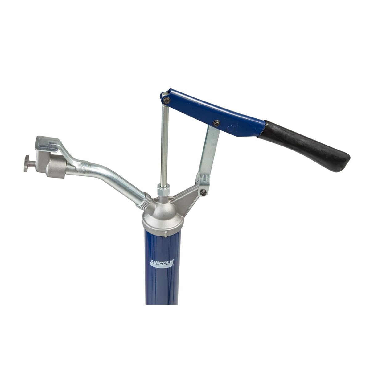 Lincoln 1340 non‑drip spout closeup preventing spills and mess