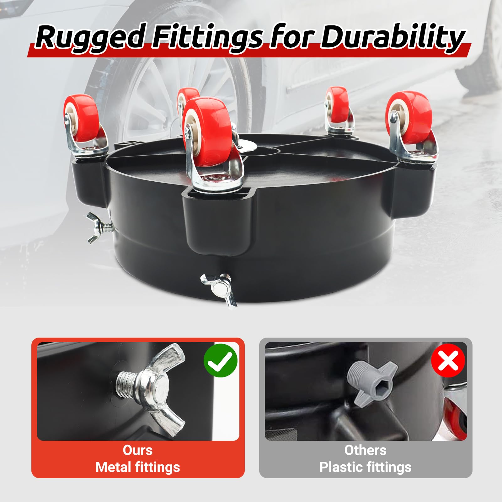 Linforking cleaning brush included in kit for easy detailing access