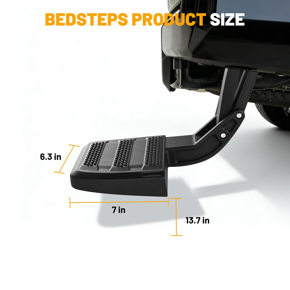 LINGHANG lifestyle view of truck bed access at sunset demonstrating practical use