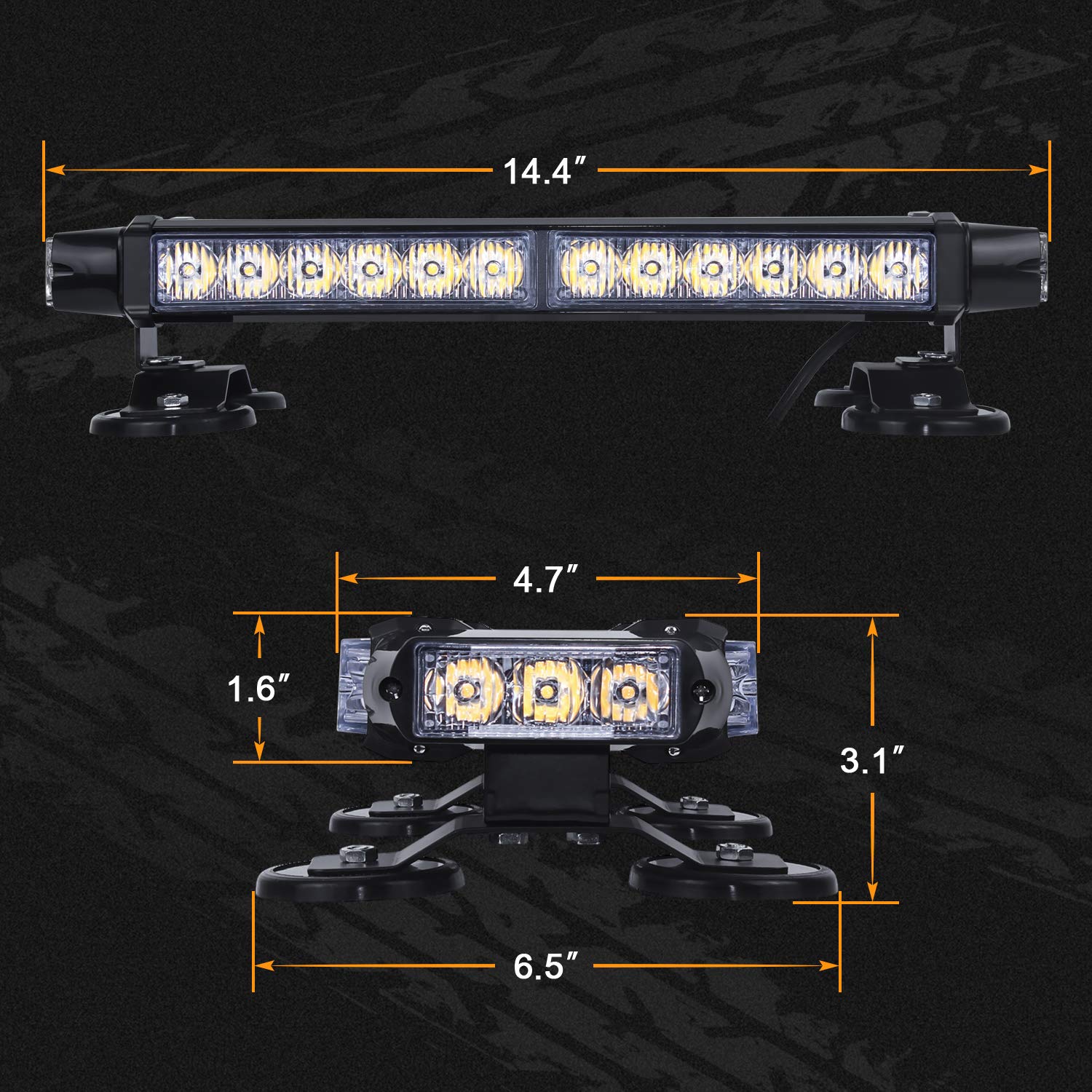 LINKITOM magnetic base detail with rubber pads protecting vehicle