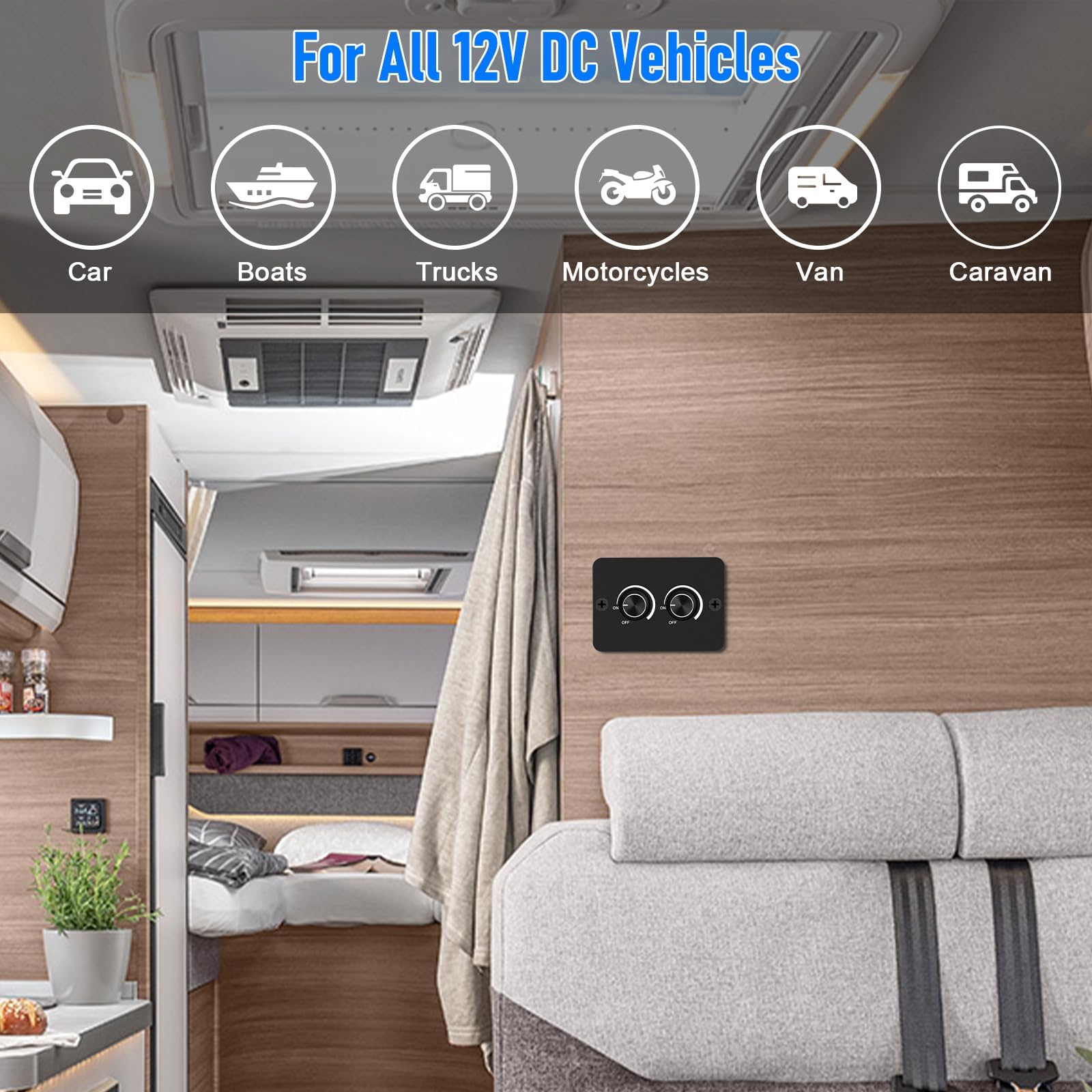 Linkstyle creating warm cabin ambience on a boat with smooth dimming benefit