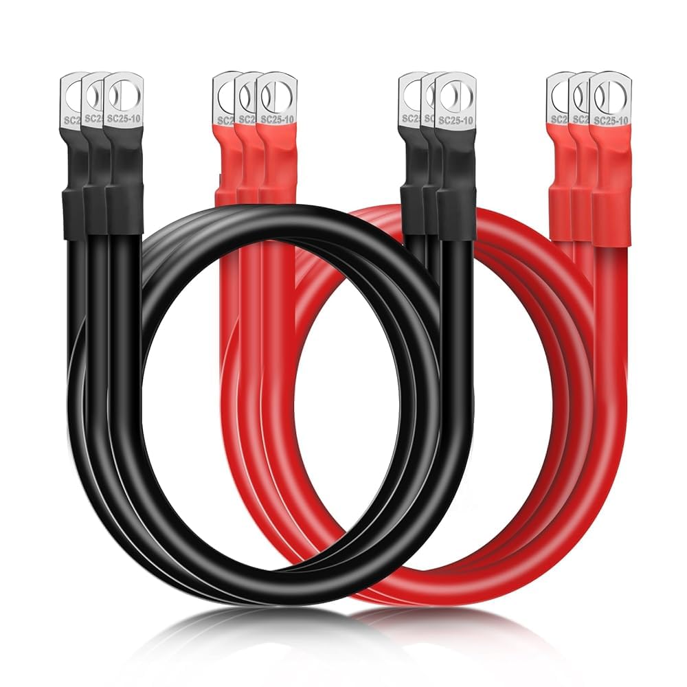 Linkstyle front packaging showing 6PCS 4 AWG kit and ready-to-install convenience