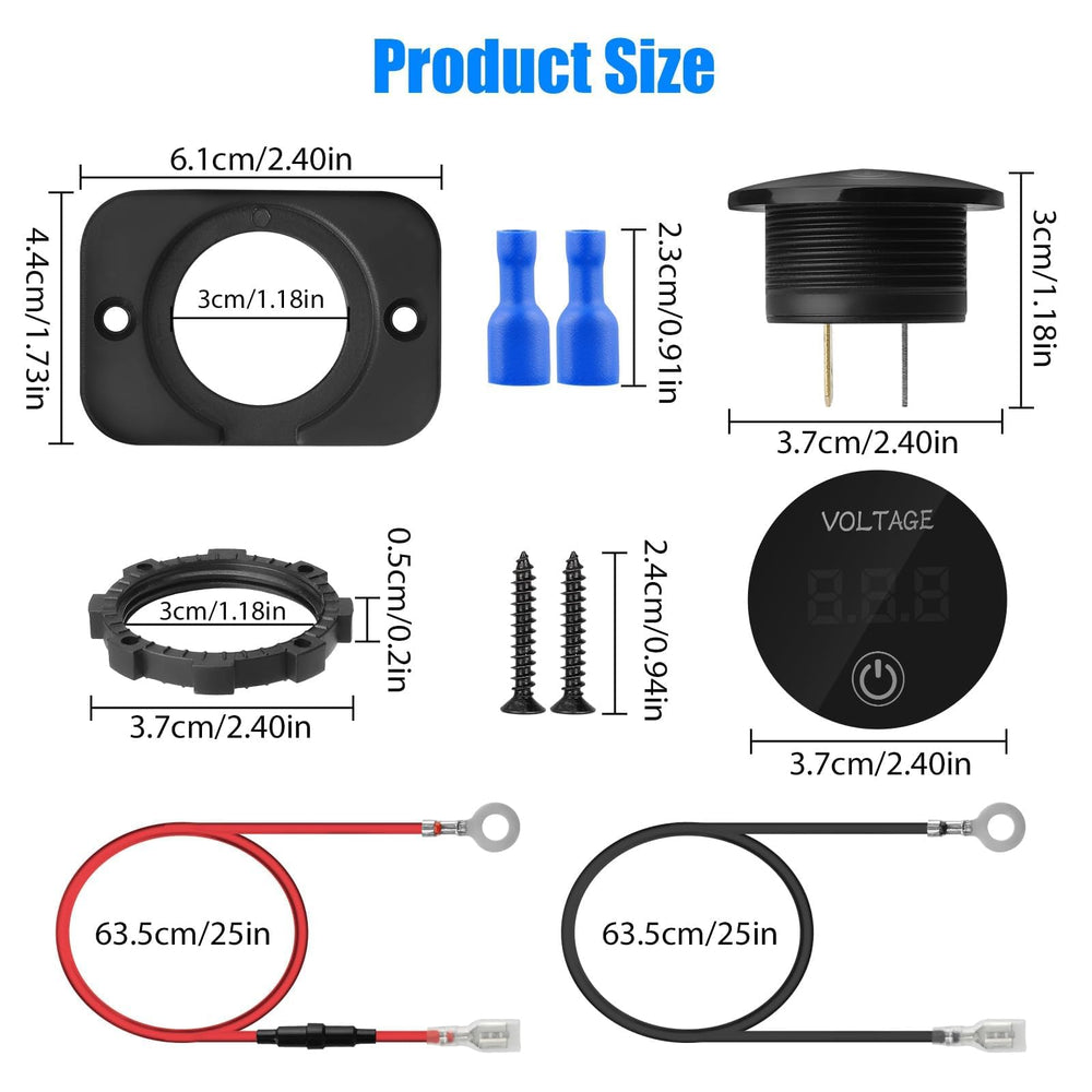 Linkstyle beside a coin for size comparison to show compact scale
