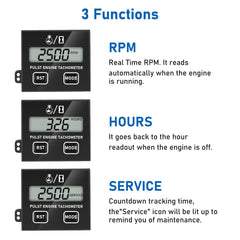 Linkstyle digital screen readout showing stable RPM numbers for accuracy