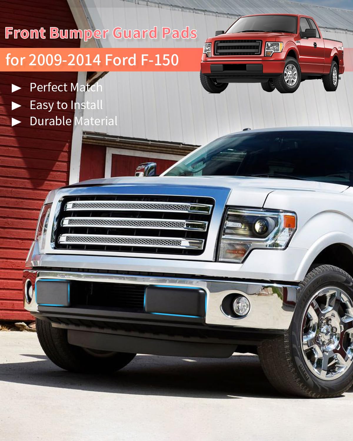 LINOAH close-up of bumper pad texture highlighting durable finish and paint-ready surface