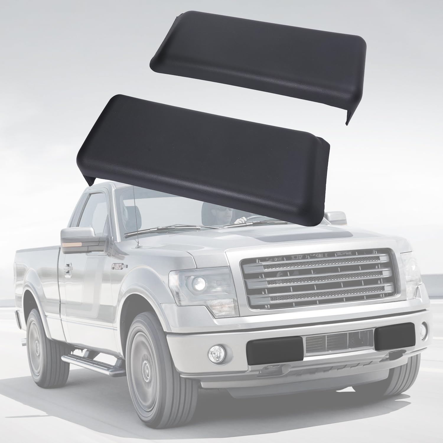 LINOAH front bumper pad front view showing clean factory-style appearance and easy replacement