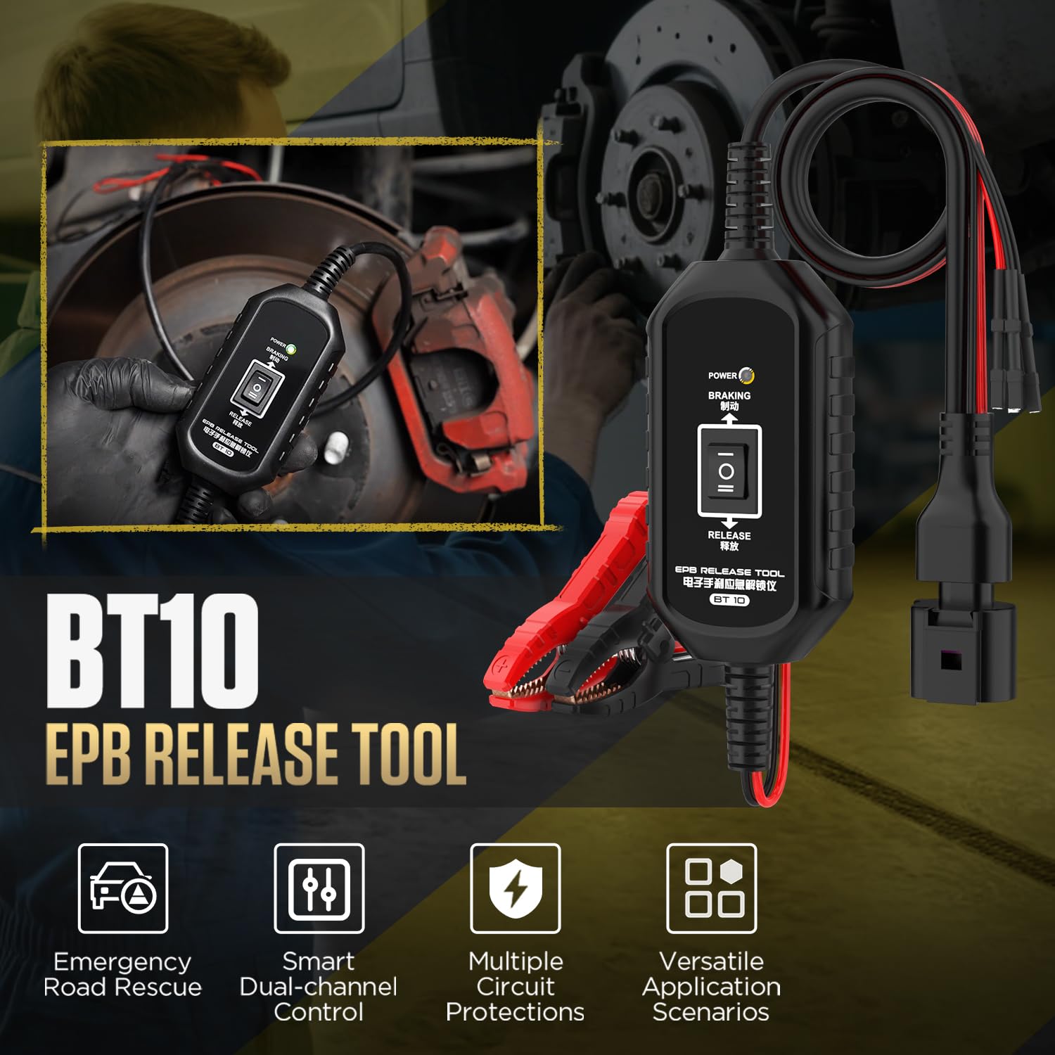 LINXINO BT10 connector set laid out to show universal fit and quick hookup benefit