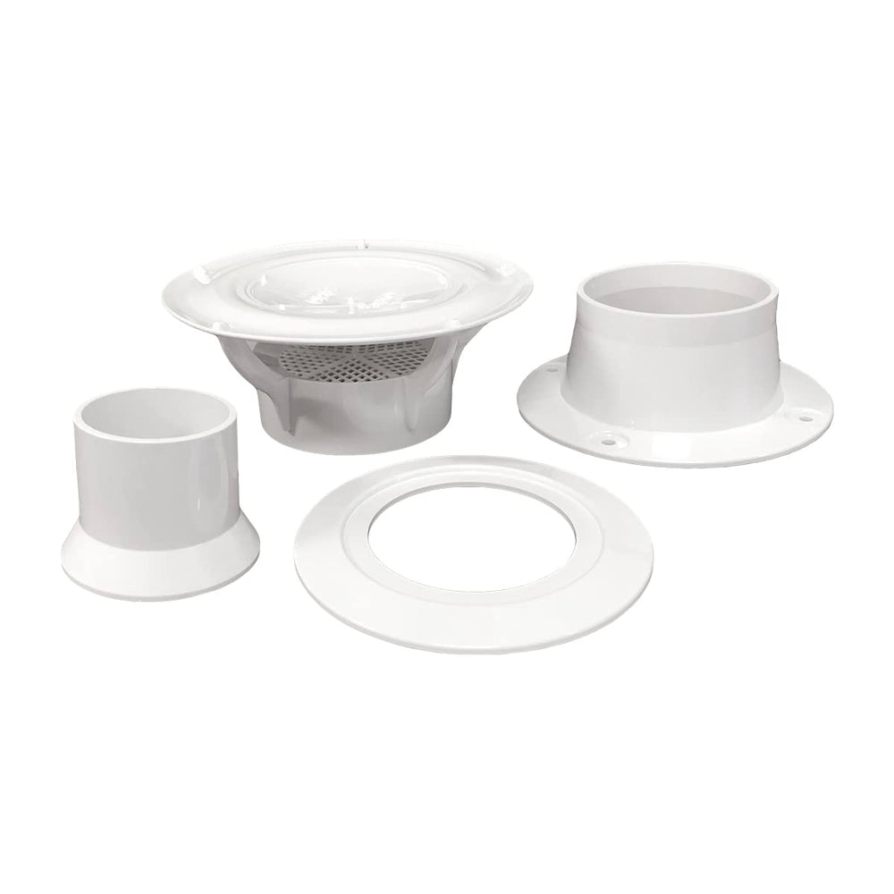 Lippert 360 Siphon close-up of built-in bug screen keeping insects out