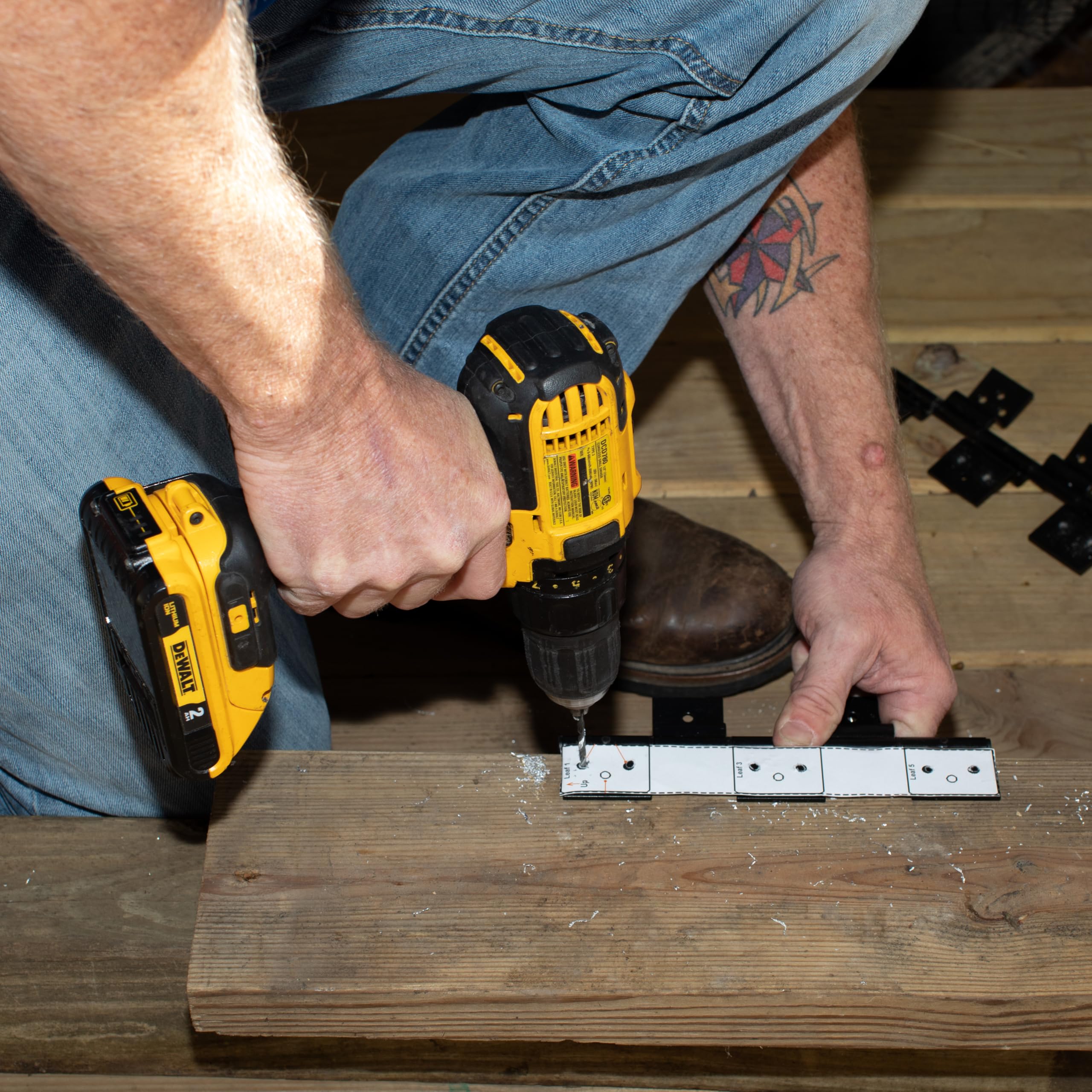 Lippert Components hinge beside a watercraft to show scale and rugged outdoor suitability