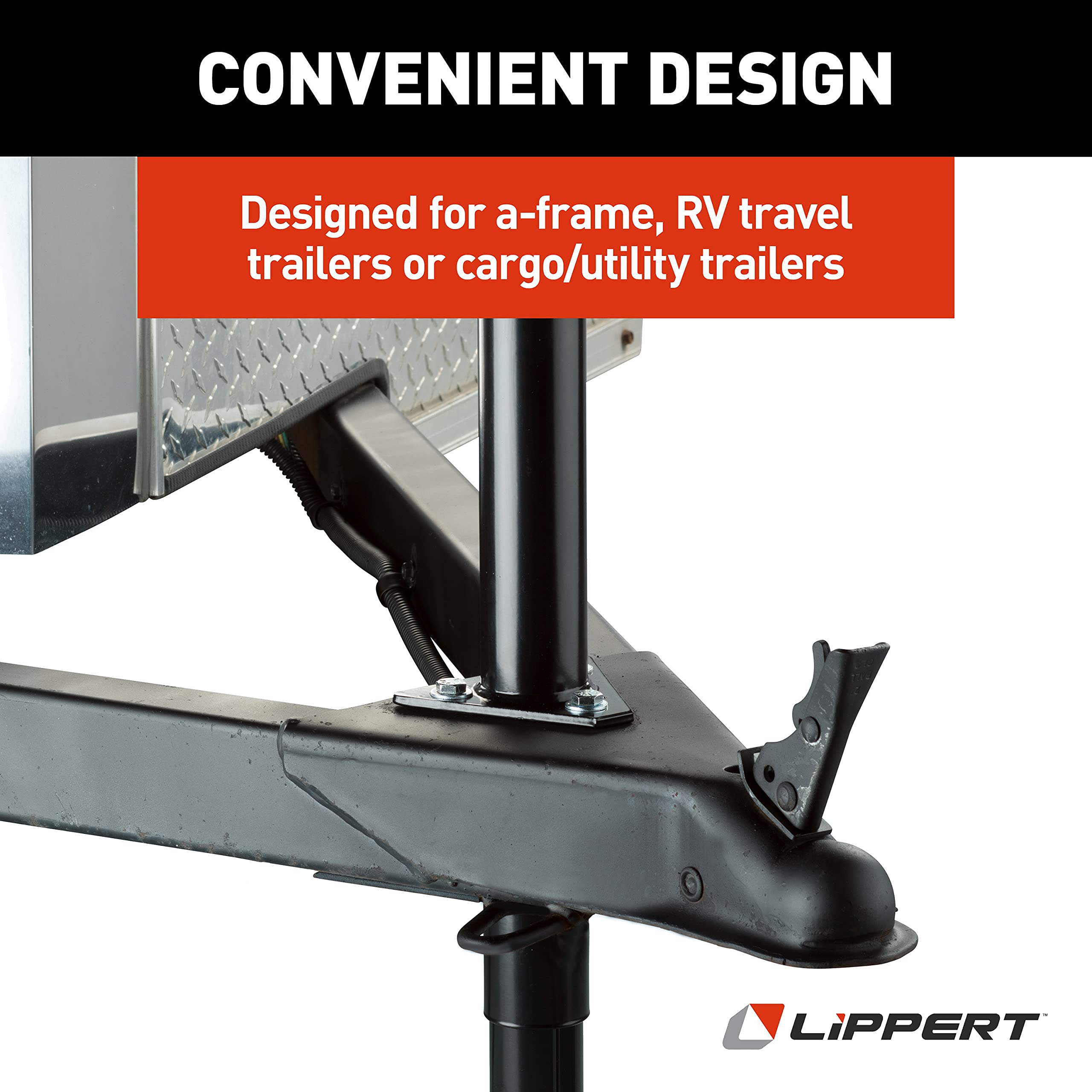 Lippert Components powder-coated finish close-up highlighting corrosion resistance