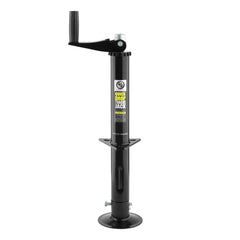 Lippert Components Quick Drop front view showing robust jack and benefit fast setup
