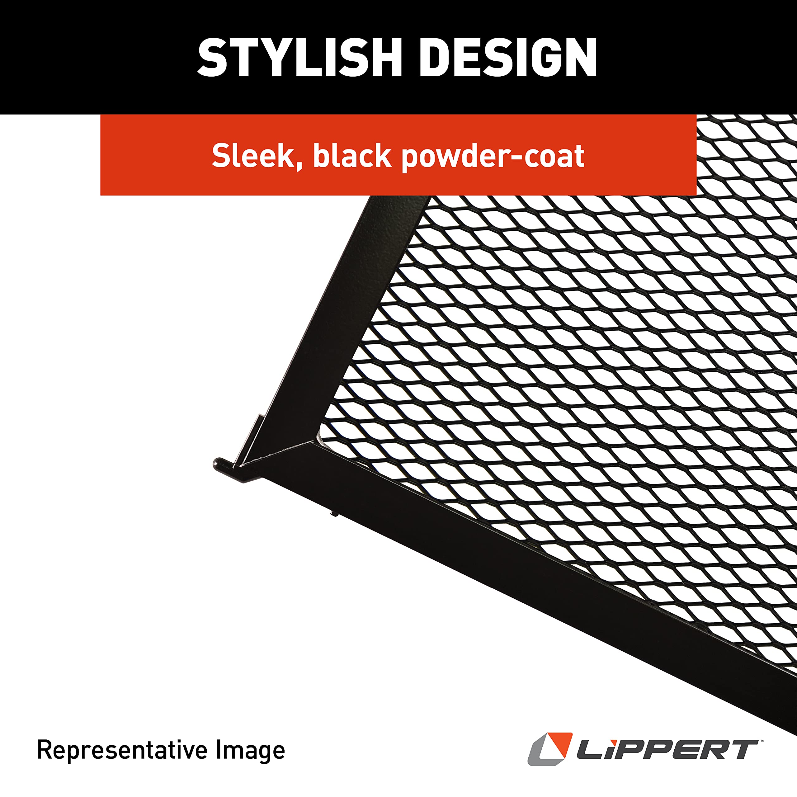 Lippert Screen Defender in-use with dog inside RV showing pet safety and screen protection benefits