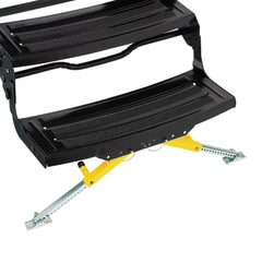 Lippert Solid Stance front view showing stabilizer attached and increased safety