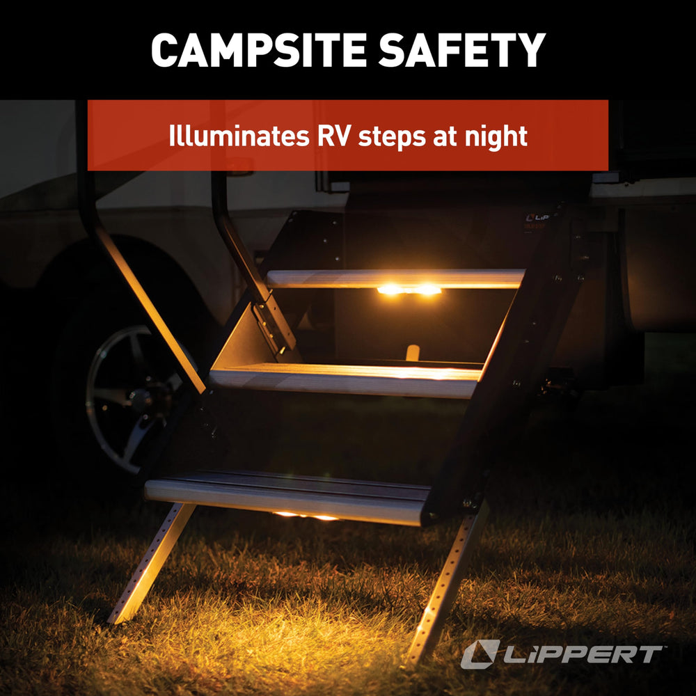 Lippert Components IP65 housing detail emphasizing durable weather resistance