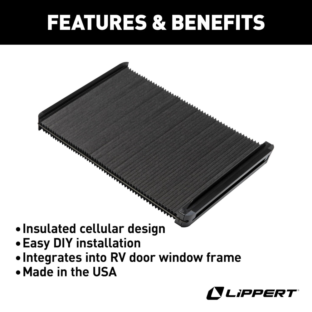 Lippert EcoCell installed in an entry door demonstrating neat, integrated protection