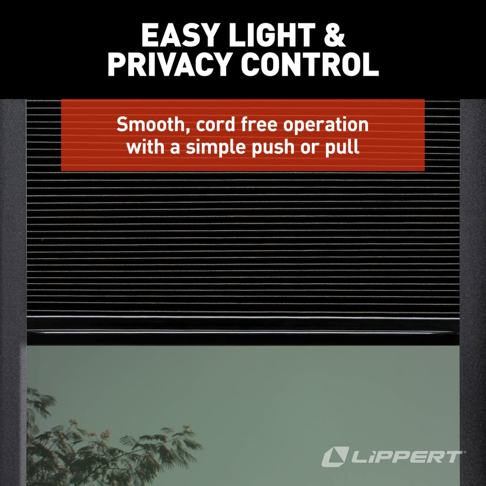 Lippert EcoCell next to hand for scale emphasizing compact, low-profile fit