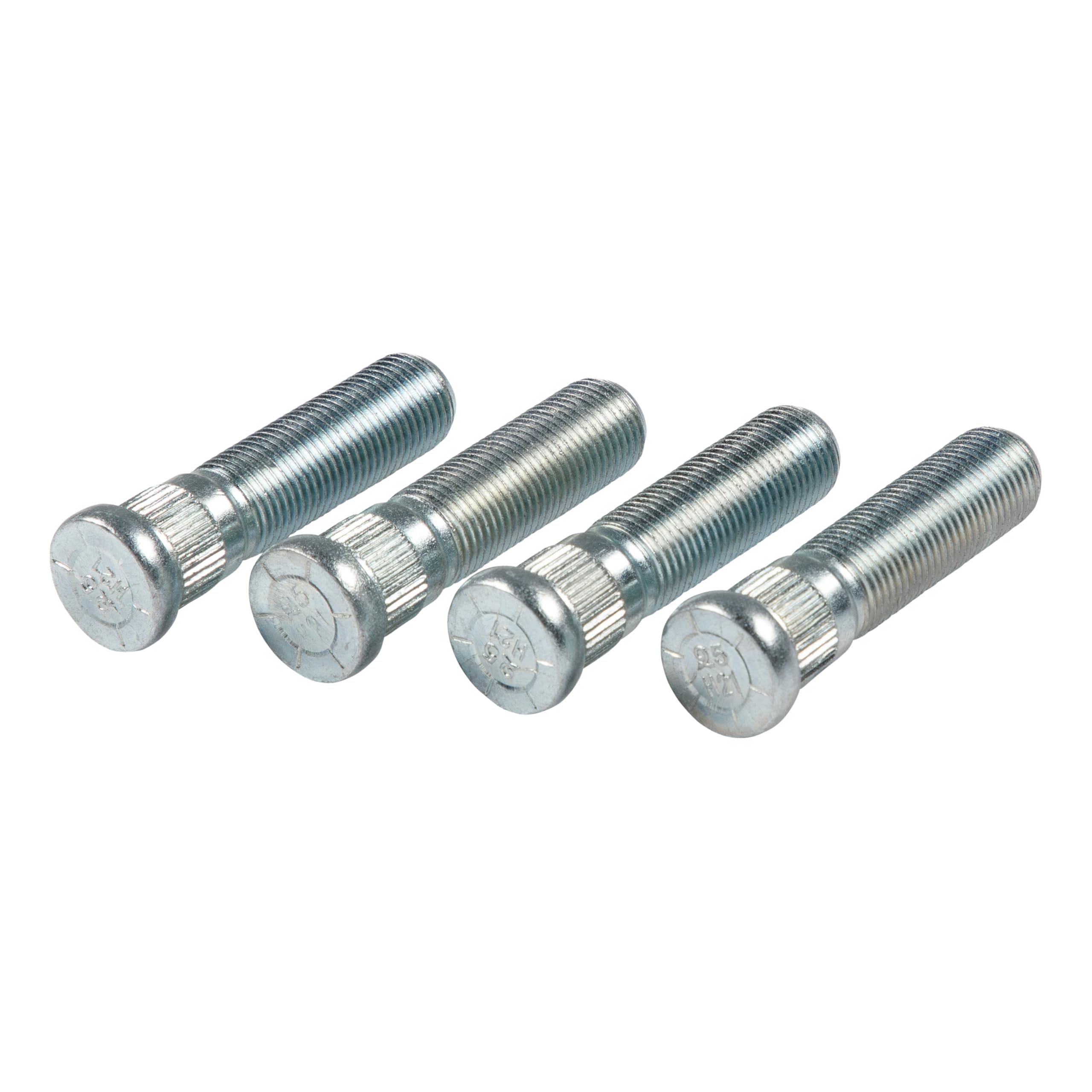 Lippert Components wheel studs front pack showing studs and corrosion-resistant finish