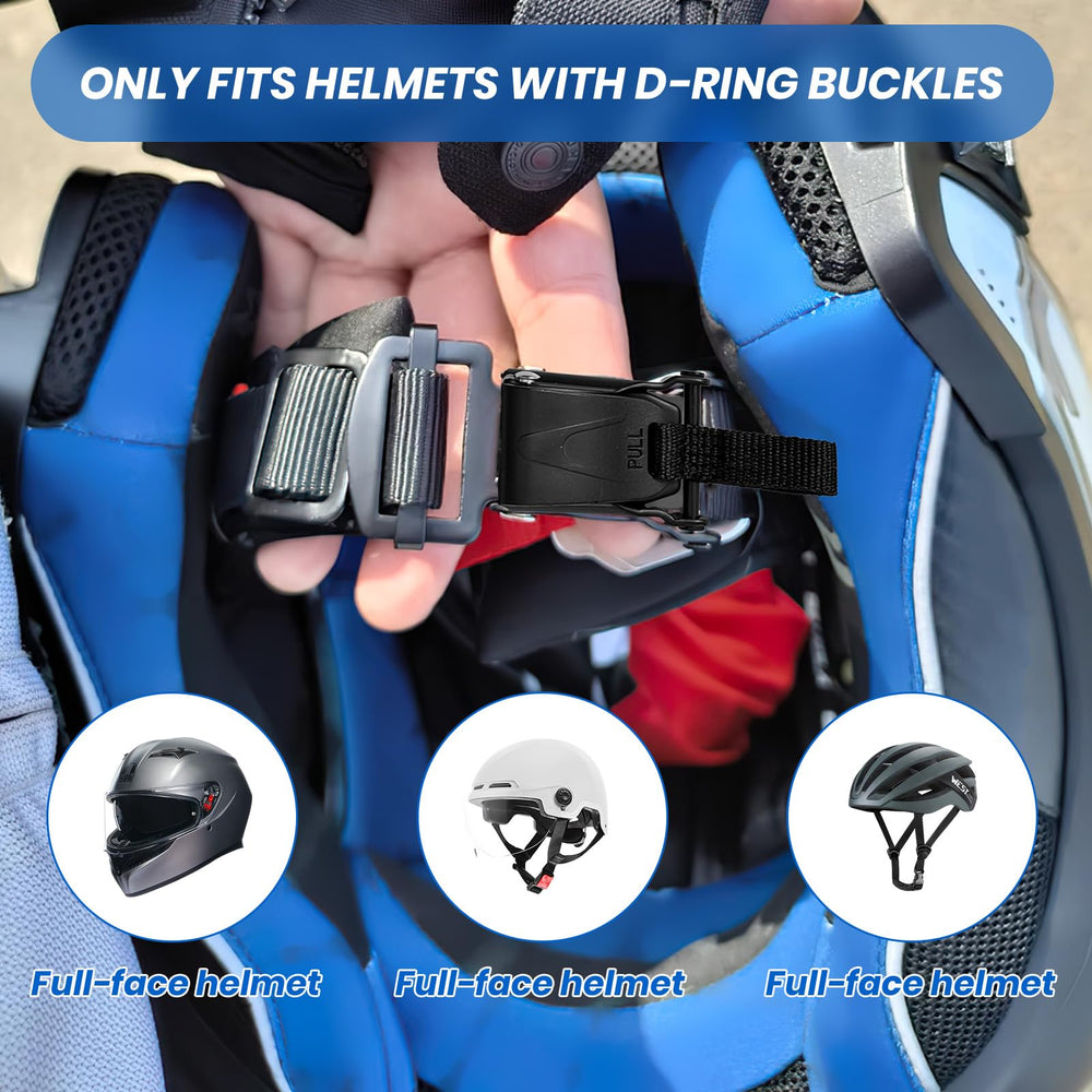 Liqqlex rider helmet lifestyle showing quick-release convenience on the road