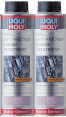 Liqui Moly front packaging showing twin bottle pack and clear usage benefit