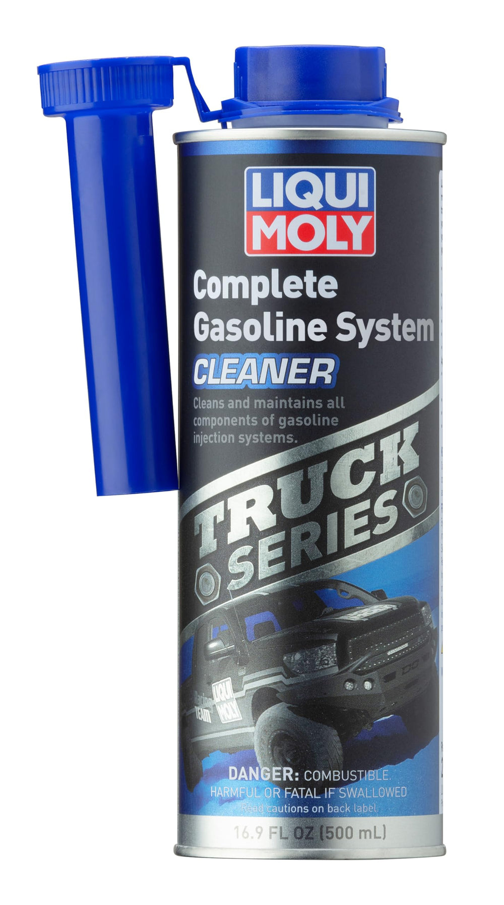 Liqui Moly front packaging of 500 ml cleaner showing product label and benefits