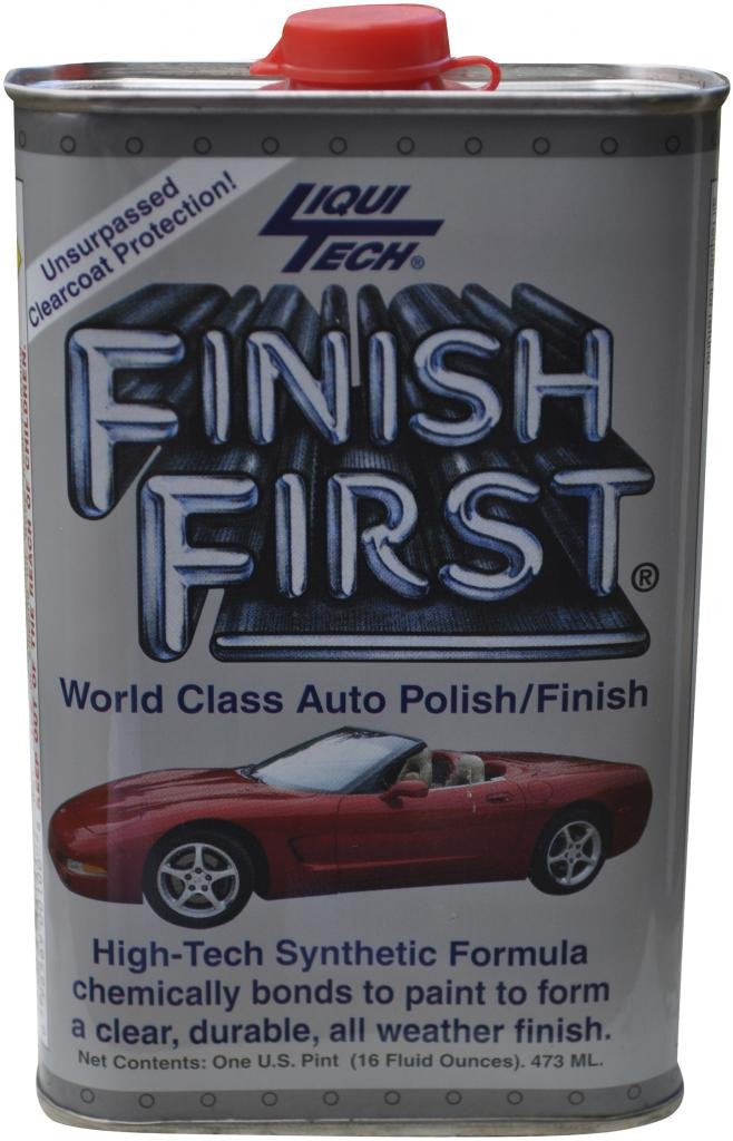 Liqui Tech bottle front label showing product name and clear benefits