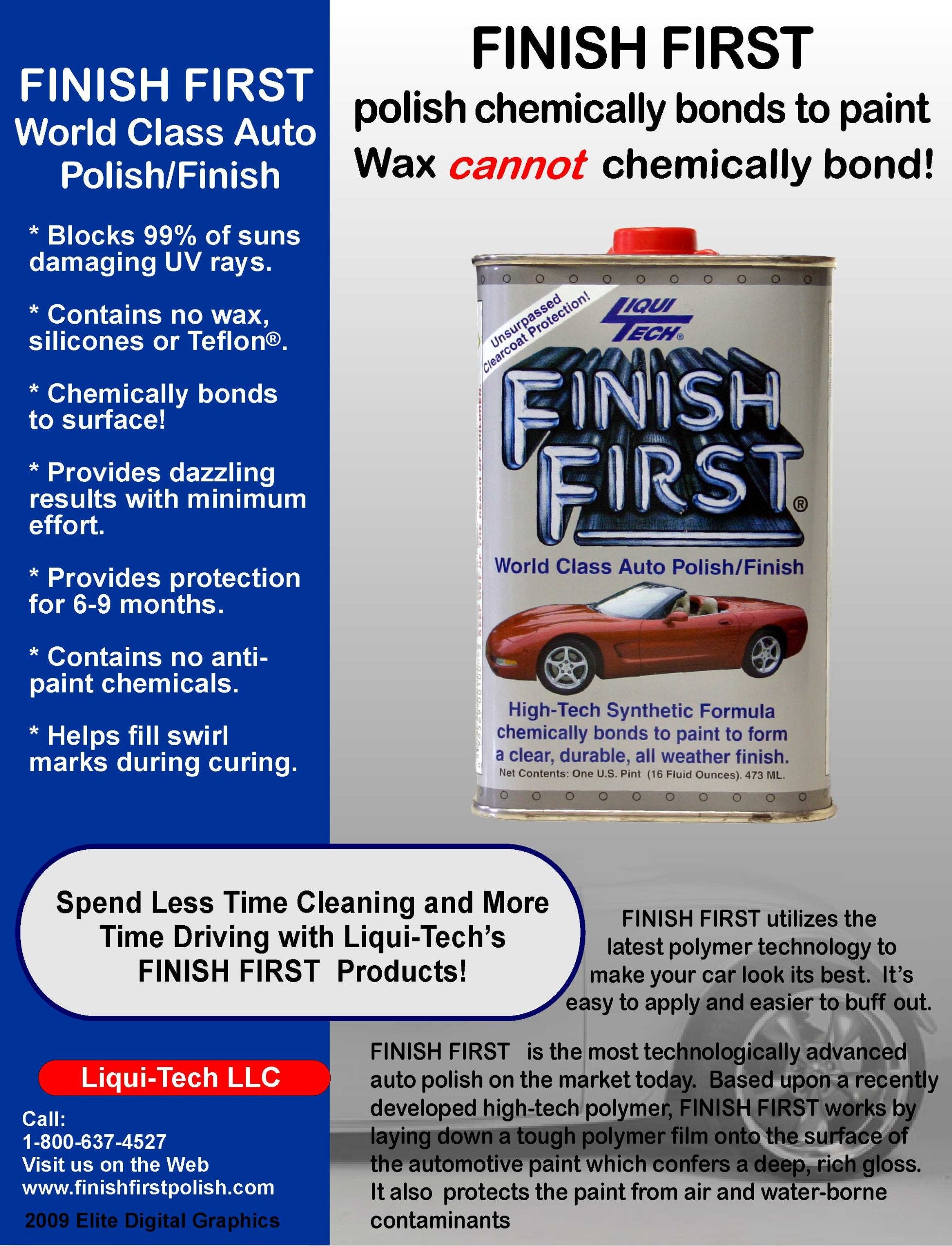 Liqui Tech polish being applied to car paint for improved shine