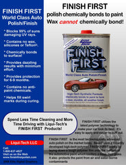 Liqui Tech polish being applied to car paint for improved shine