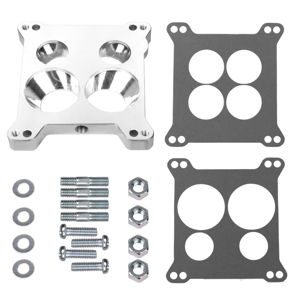 liriuda Edelbrock top flange detail showing bolt pattern and secure mount