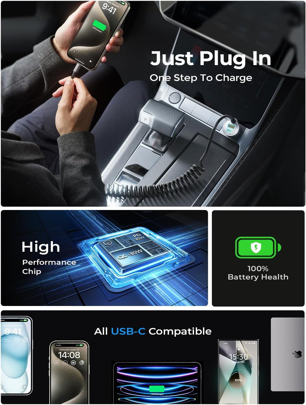 LISEN product label and specs visible showing power and safety benefit