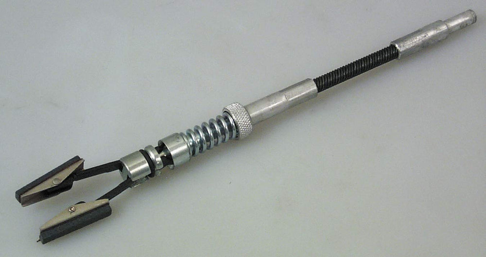 Lisle 10500 in use honing a brake cylinder demonstrating consistent bore finish restoration