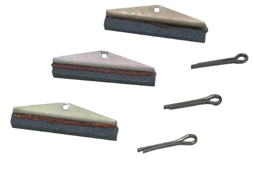Lisle 10500 close-up of 240 grit square-ended stones highlighting precise end contact