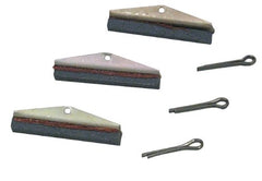 Lisle 10500 close-up of 240 grit square-ended stones highlighting precise end contact