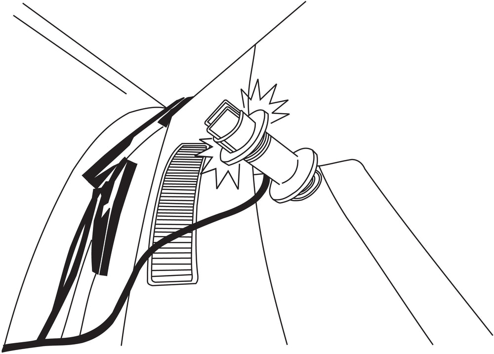 Lisle 27800 close-up of adjustable probes demonstrating secure harness fit benefit