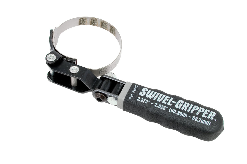 Lisle 57010 front view showing compact narrow-band design and reliable grip