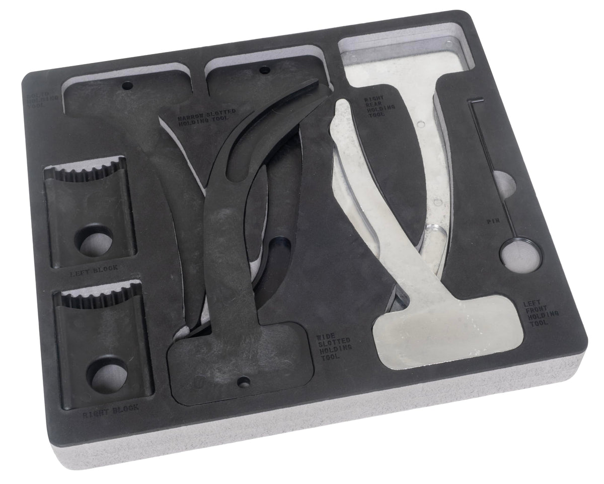 Lisle front packaging showing full cam phaser locking kit with tools and labels for easy identification and use