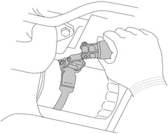 Lisle tension nut detail allowing adjustable swivel stiffness for control