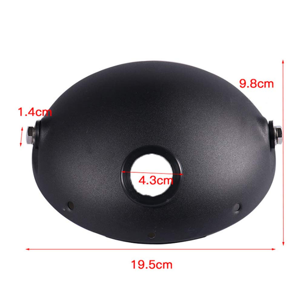 LisylineAuto 7-inch headlamp beside bucket illustrating correct size and compatibility