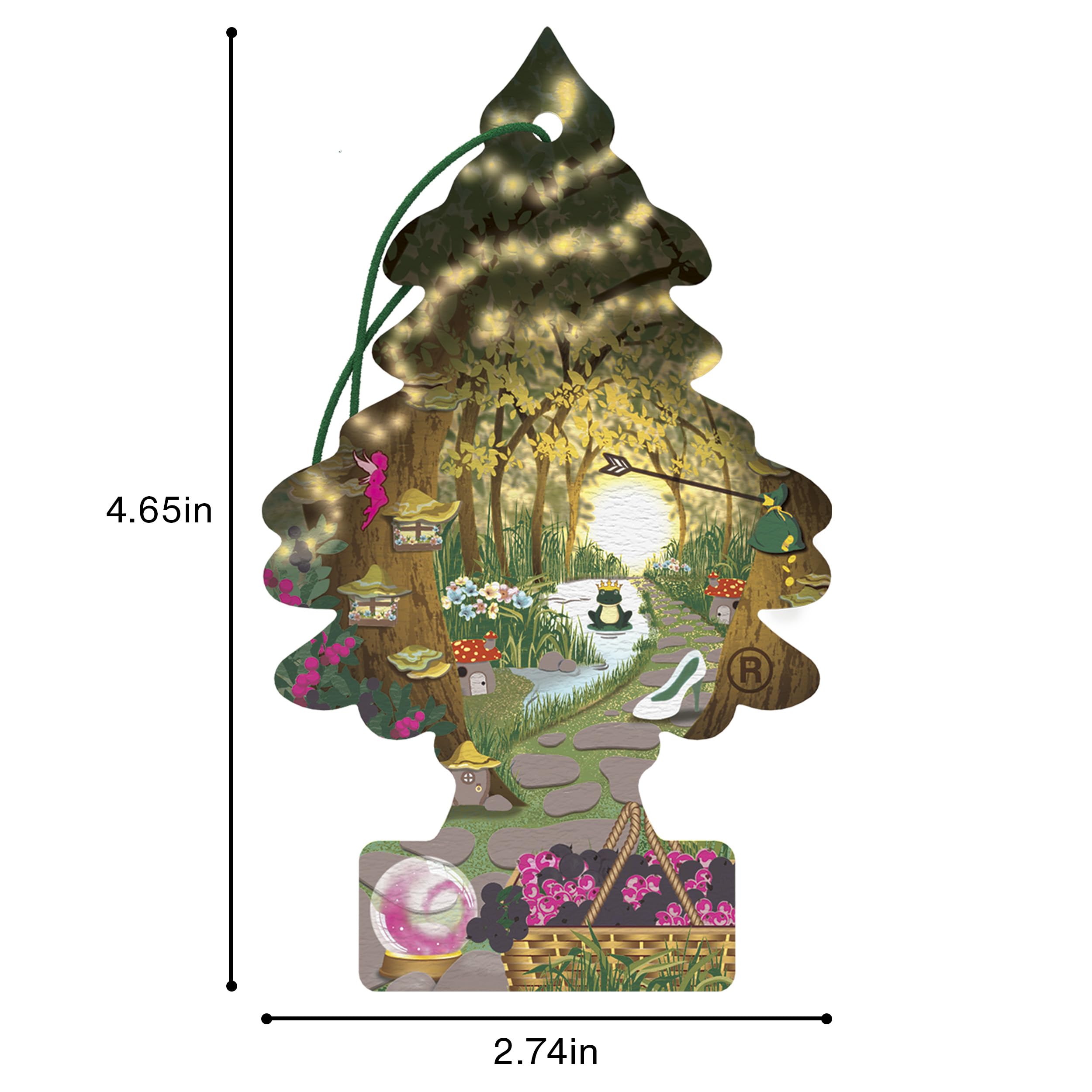 LITTLE TREES Enchanted in closet illustrating wardrobe freshness and long-lasting scent