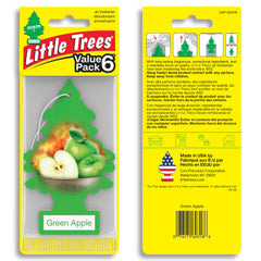 LITTLE TREES single green apple tree close-up showing scent detail and texture