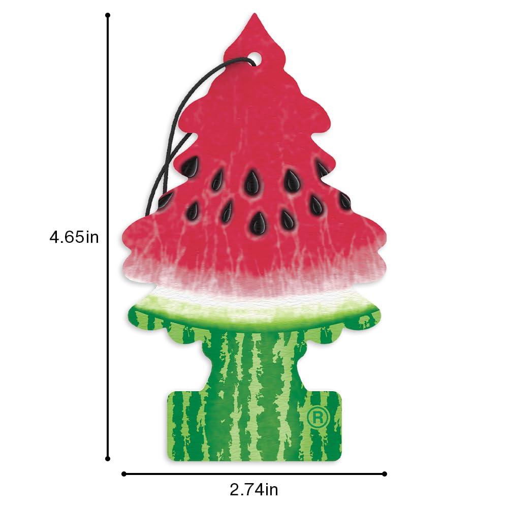 LITTLE TREES watermelon next to car key showing compact size and easy placement