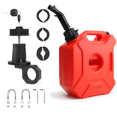 LITUWANGAMP front view of lockable transfer tank showing compact design and secure mounting