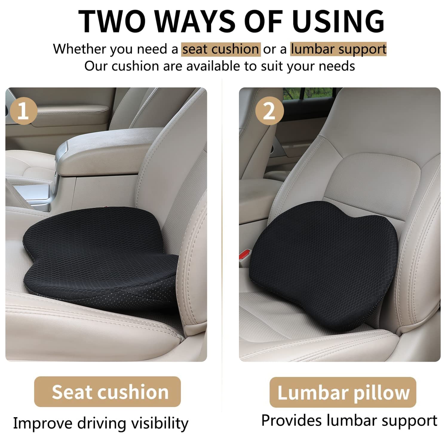Livtribe close-up of memory foam texture highlighting body-contouring and durable support