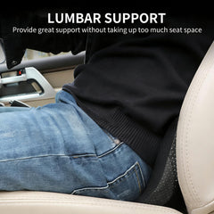 Livtribe cushion installed in a car seat providing elevated view and improved posture