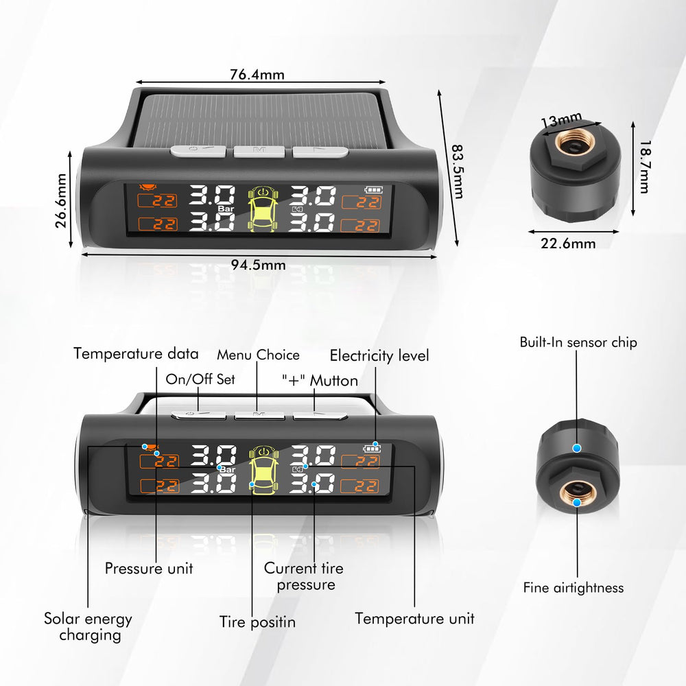 Liwogi full kit laid out with four sensors and installation accessories