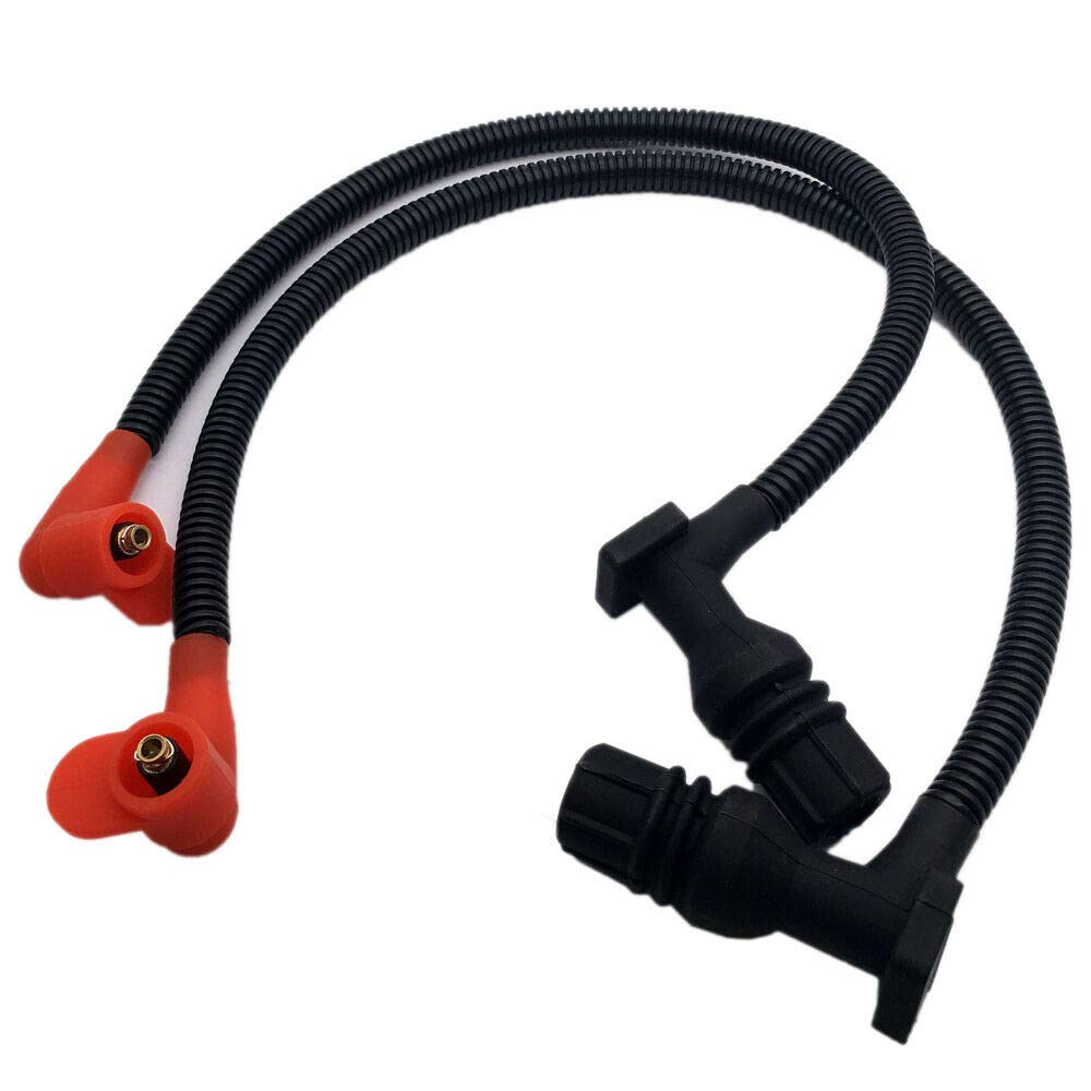 LIZAPUS front packaging view showing the spark plug wire pair and fitment benefit