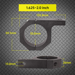 LIZARD GO rubber insert close-up protecting tube finish and improving grip