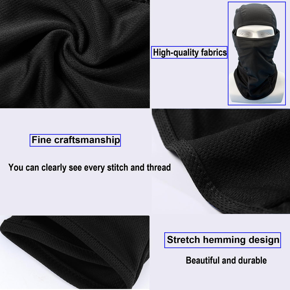 LJDJ rider wearing goggles and balaclava on trail showing real-world protection