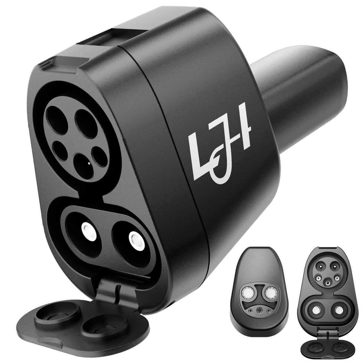 LJH front view adapter showing compact design and portability benefit